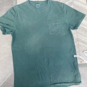 Urban Outfitters Dark Green Pocket Tee